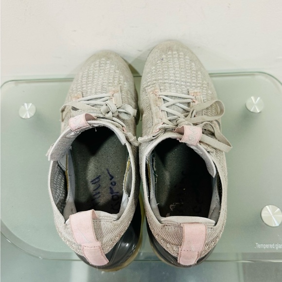 NIKE AIR VAPORMAX 2021 FK FLYKNIT PLATINUM-PINK SZ 6.5Y-WOMENS SZ 7.5 DB1550-004 - Picture 5 of 9